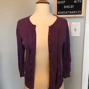 Purple 3-quarter sleeve sweater 💜